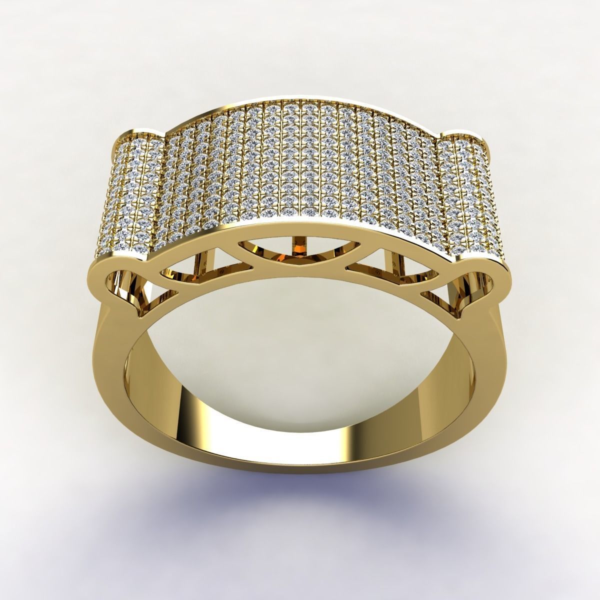 mens Ring  3D print model_4