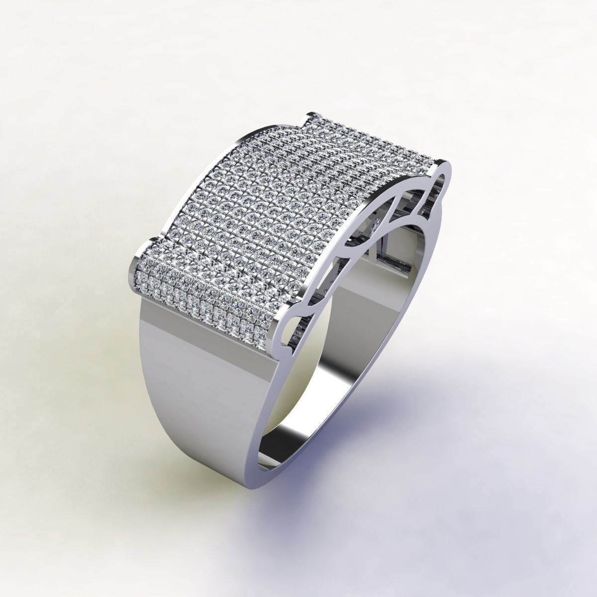 mens Ring  3D print model_1