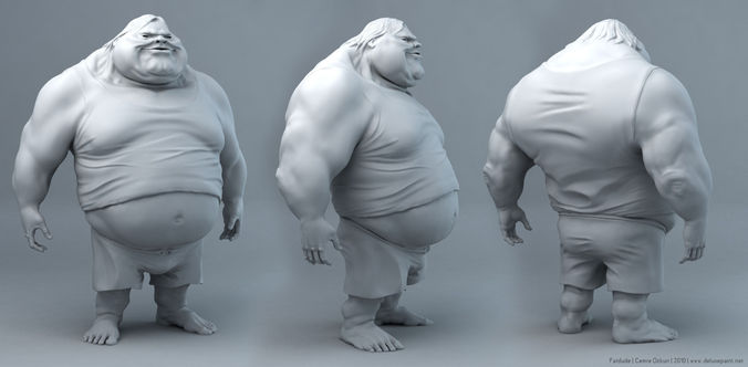 Fat Dude Jack 3D print model