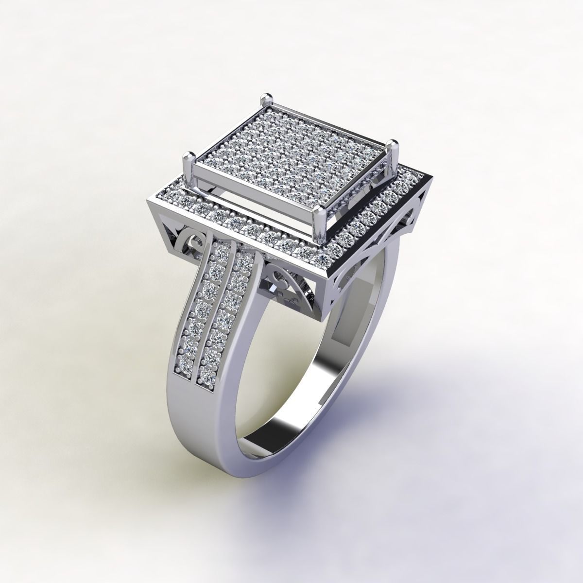 Mens Ring 3D print model_2