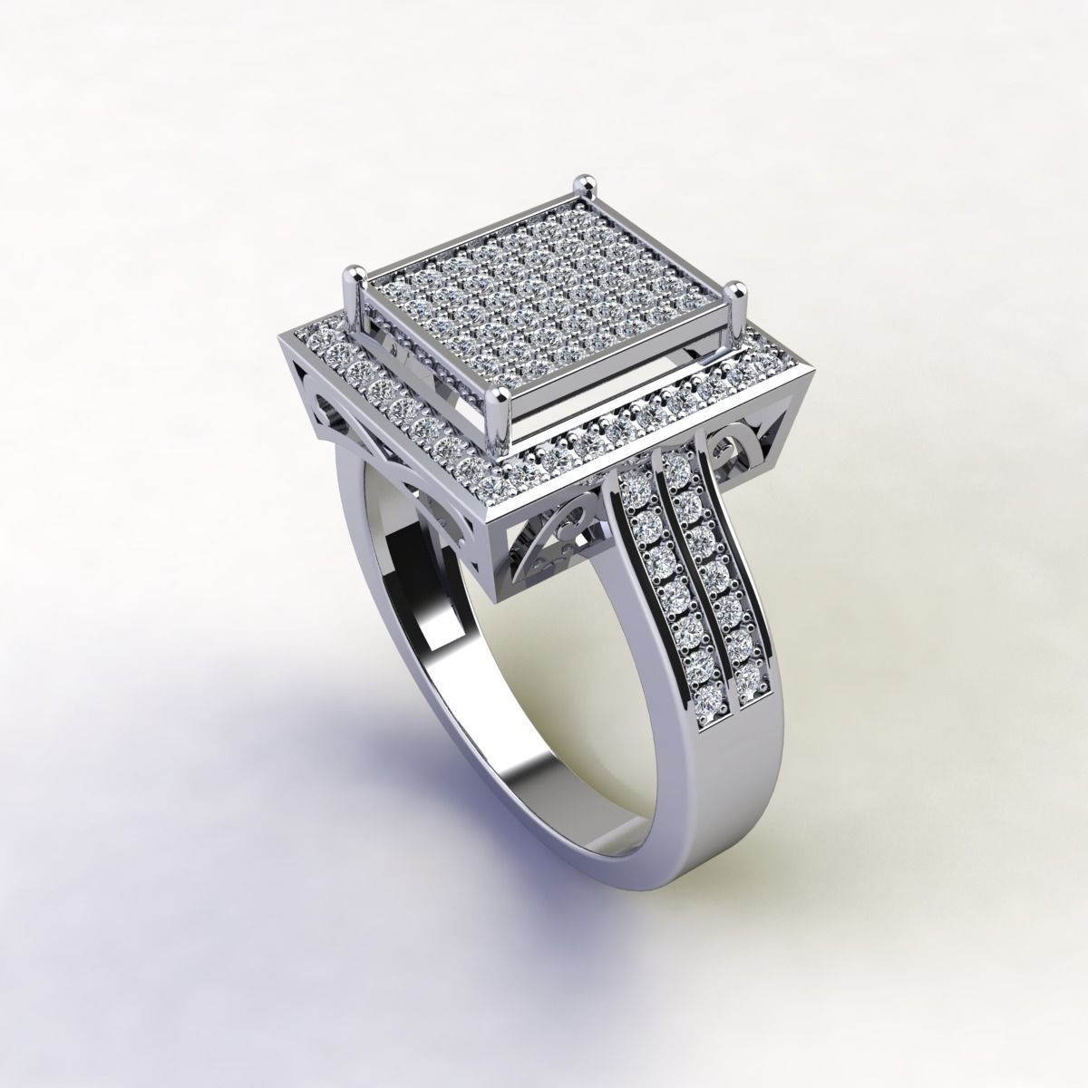Mens Ring 3D print model_12