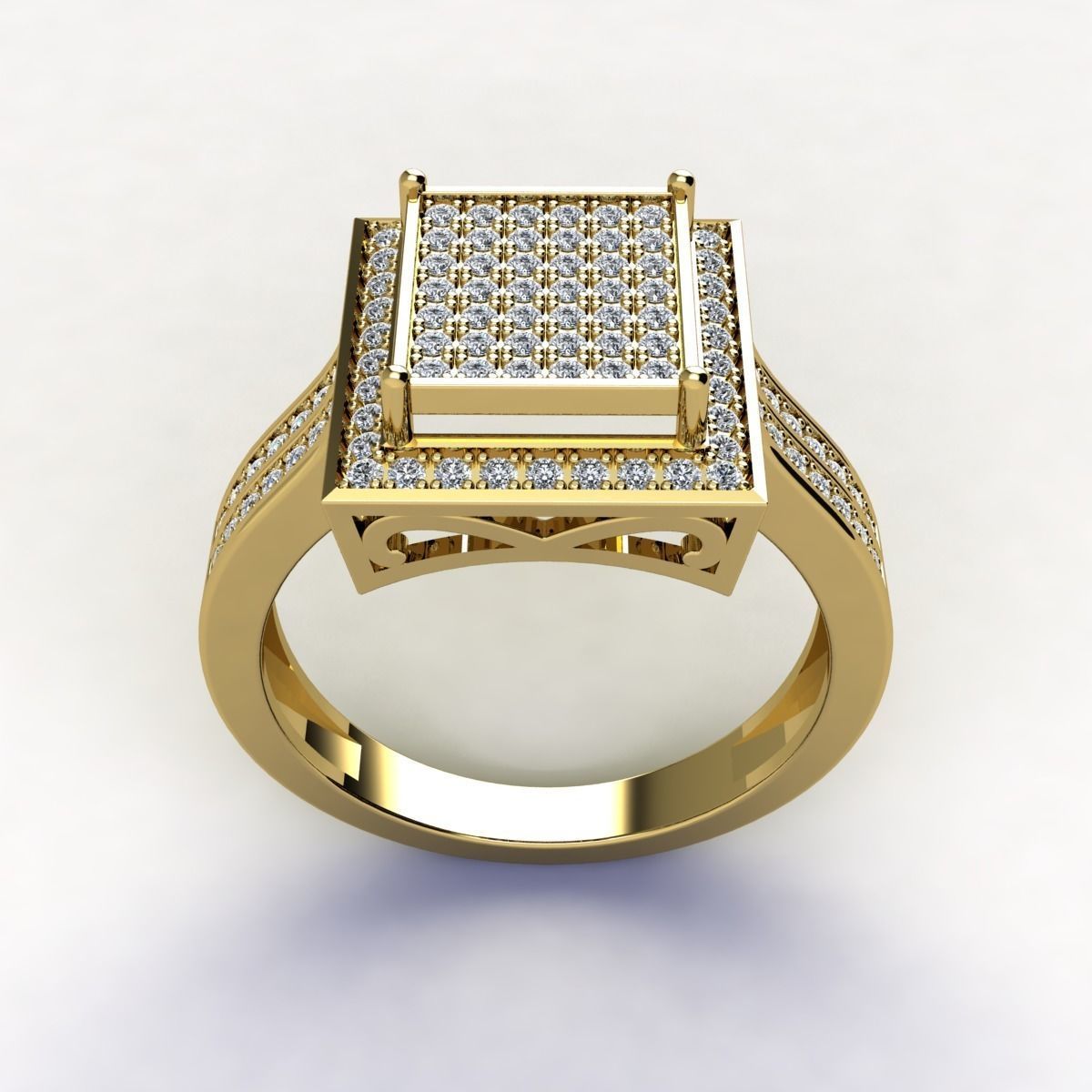 Mens Ring 3D print model_4