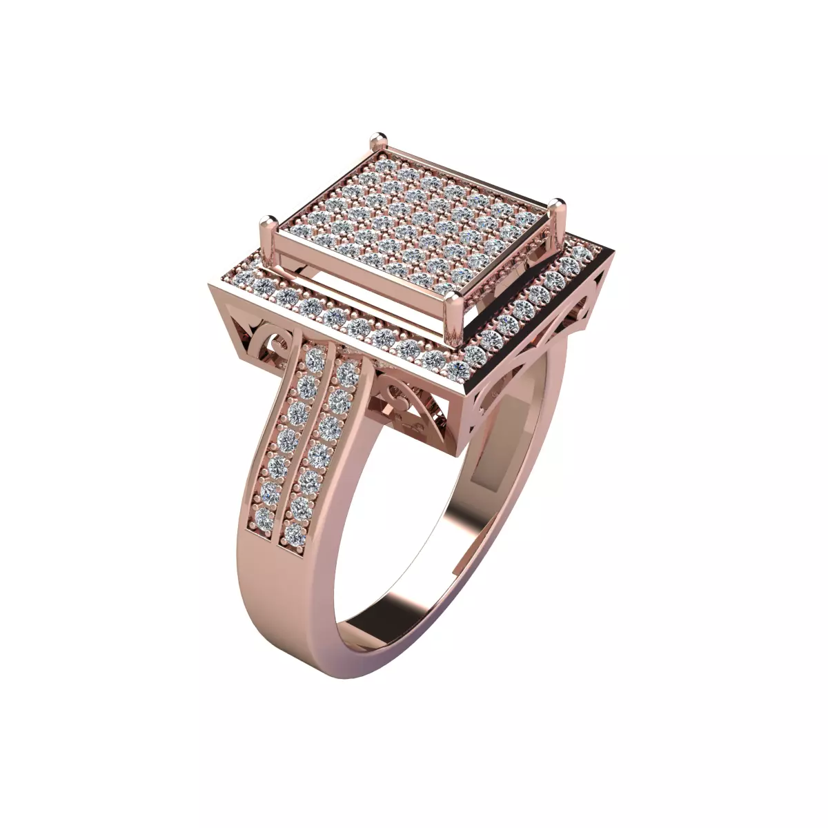 Mens Ring 3D print model_0