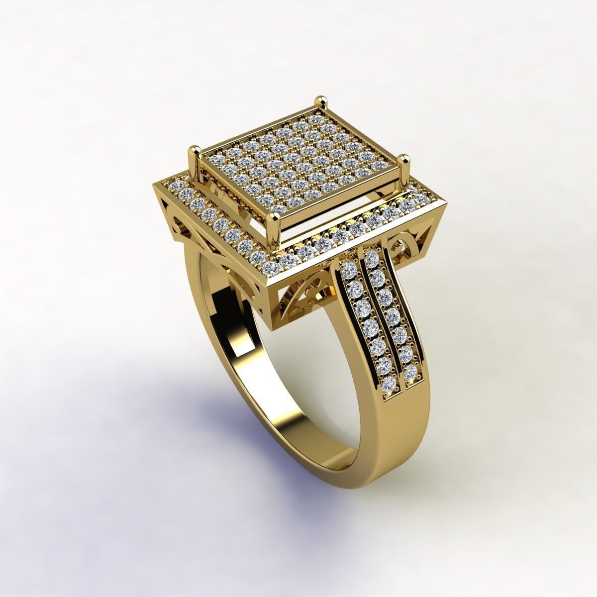 Mens Ring 3D print model_10