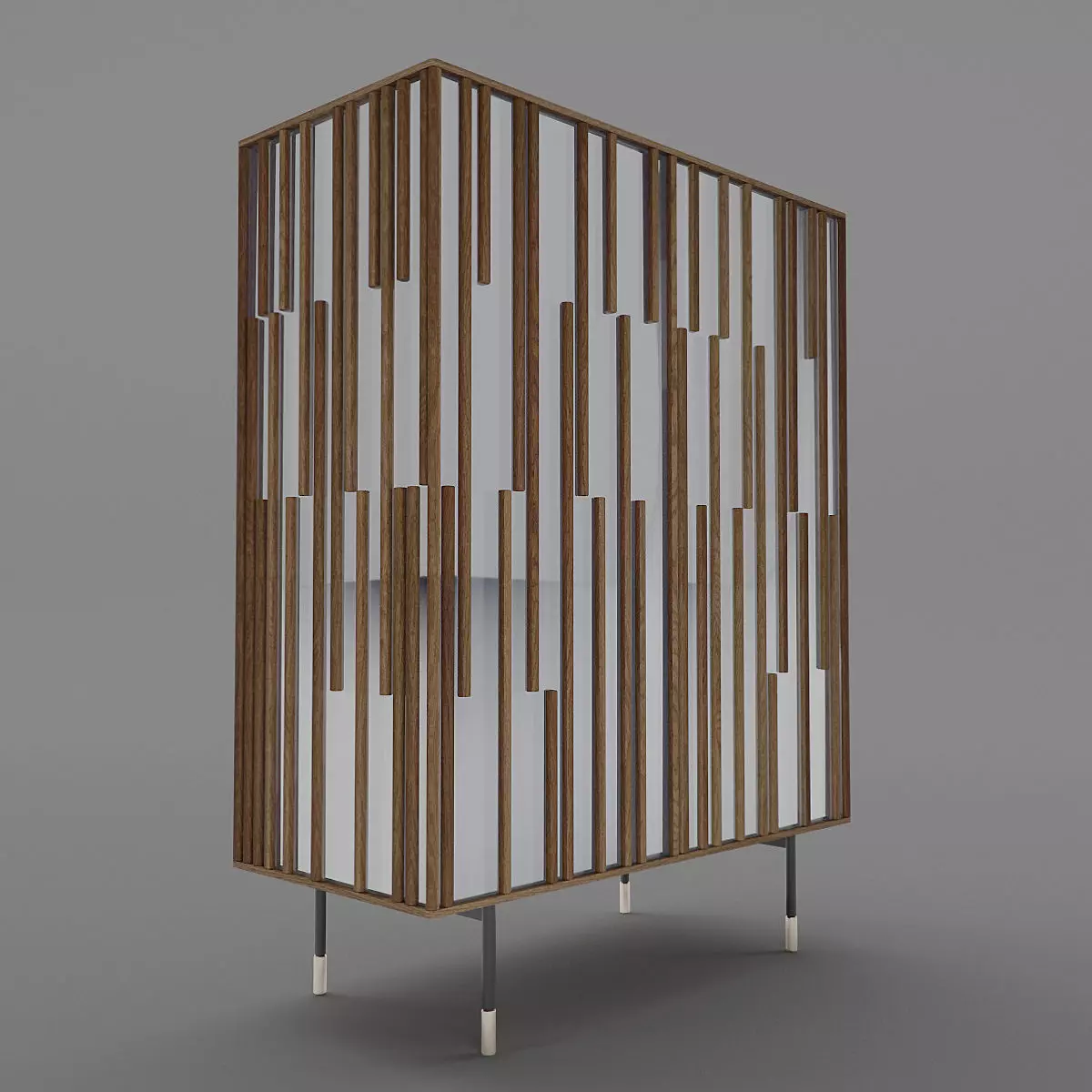 Drops Bookcase 3D model_0