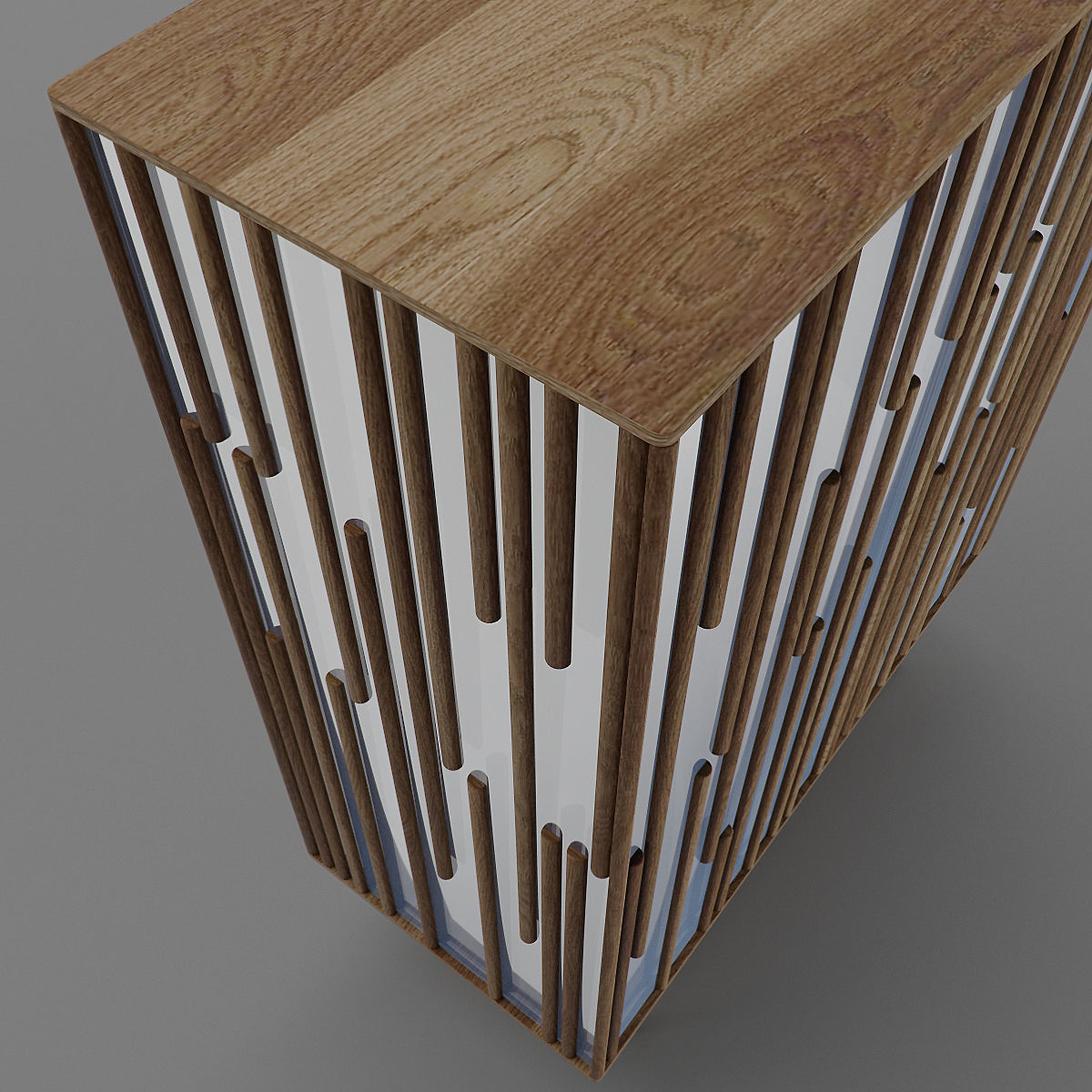 Drops Bookcase 3D model_6
