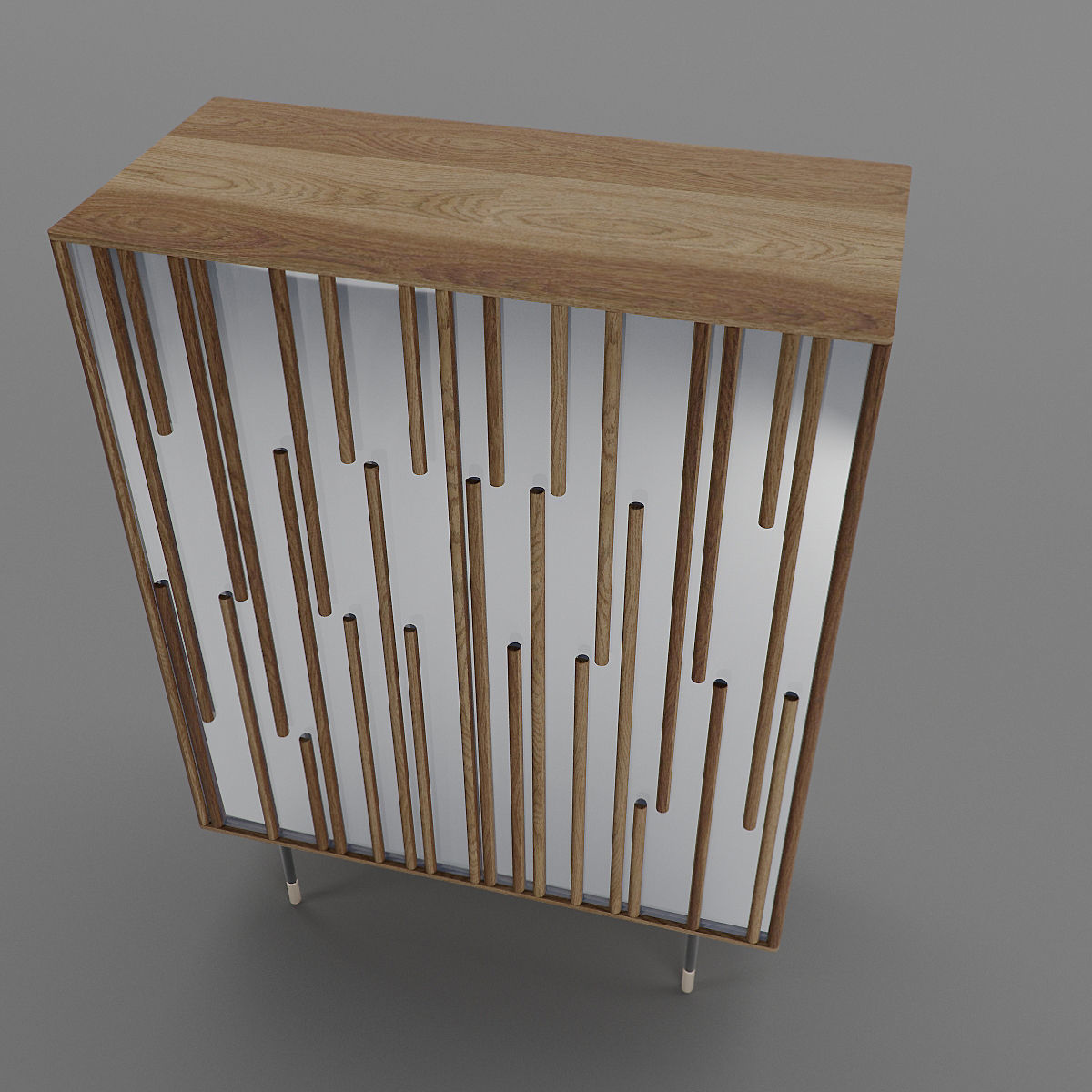 Drops Bookcase 3D model_8