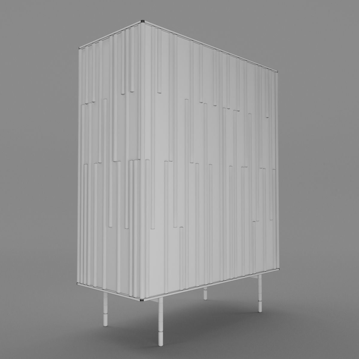 Drops Bookcase 3D model_10