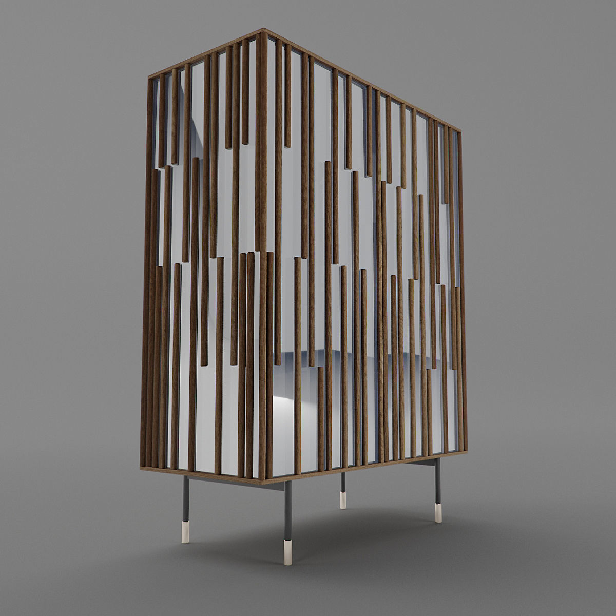 Drops Bookcase 3D model_7