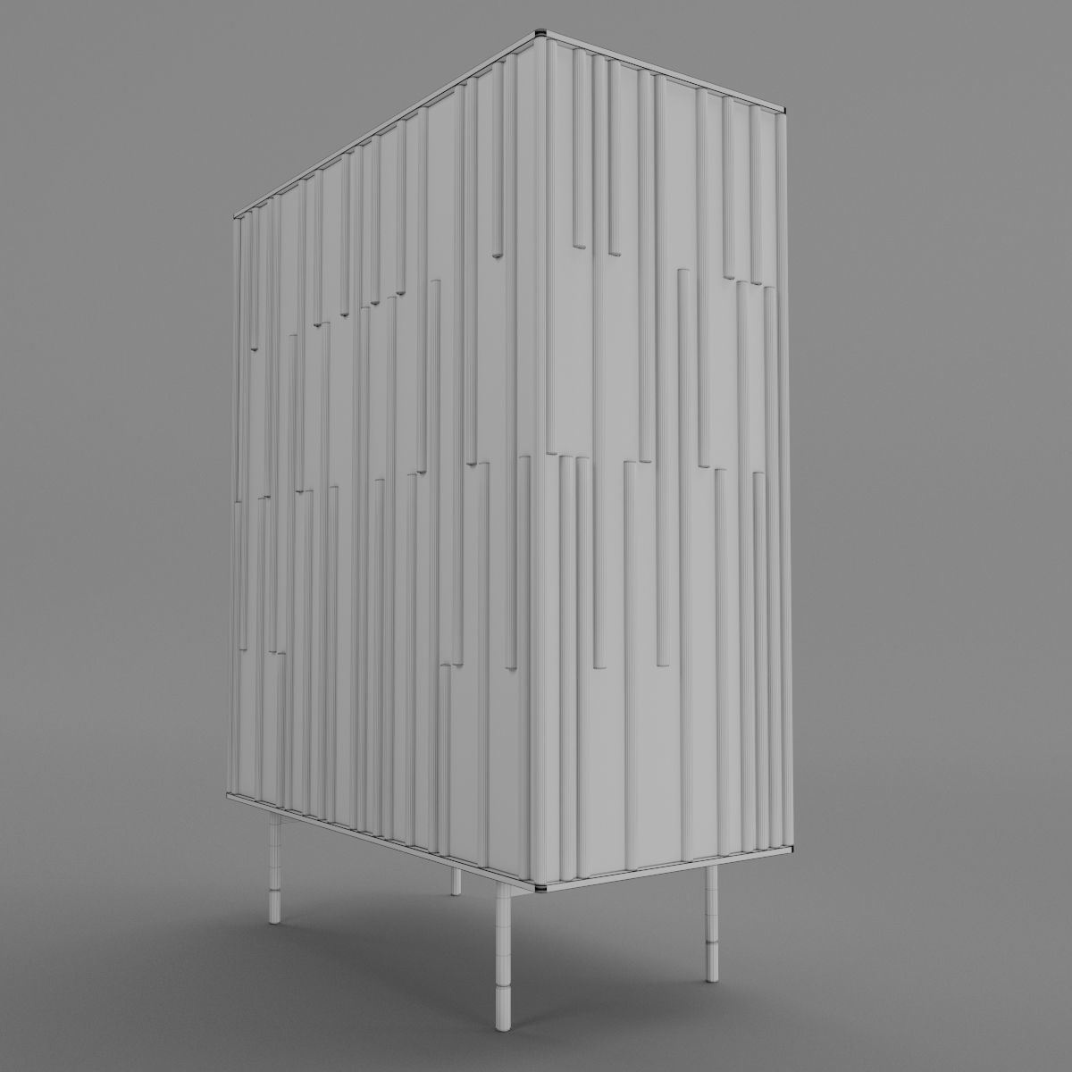 Drops Bookcase 3D model_11