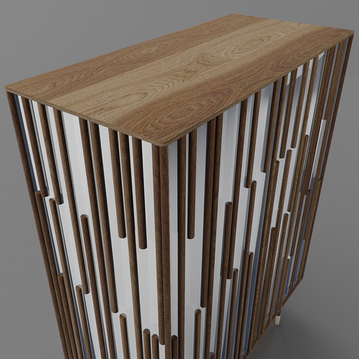 Drops Bookcase 3D model_2