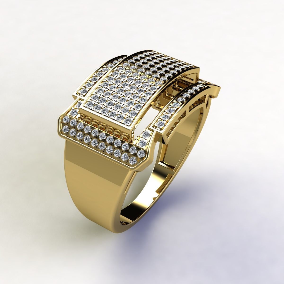 mens Ring  3D print model_1
