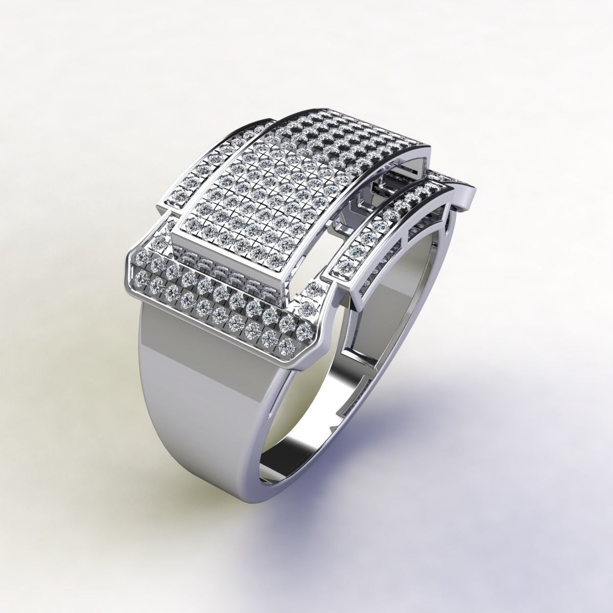 mens Ring  3D print model_2