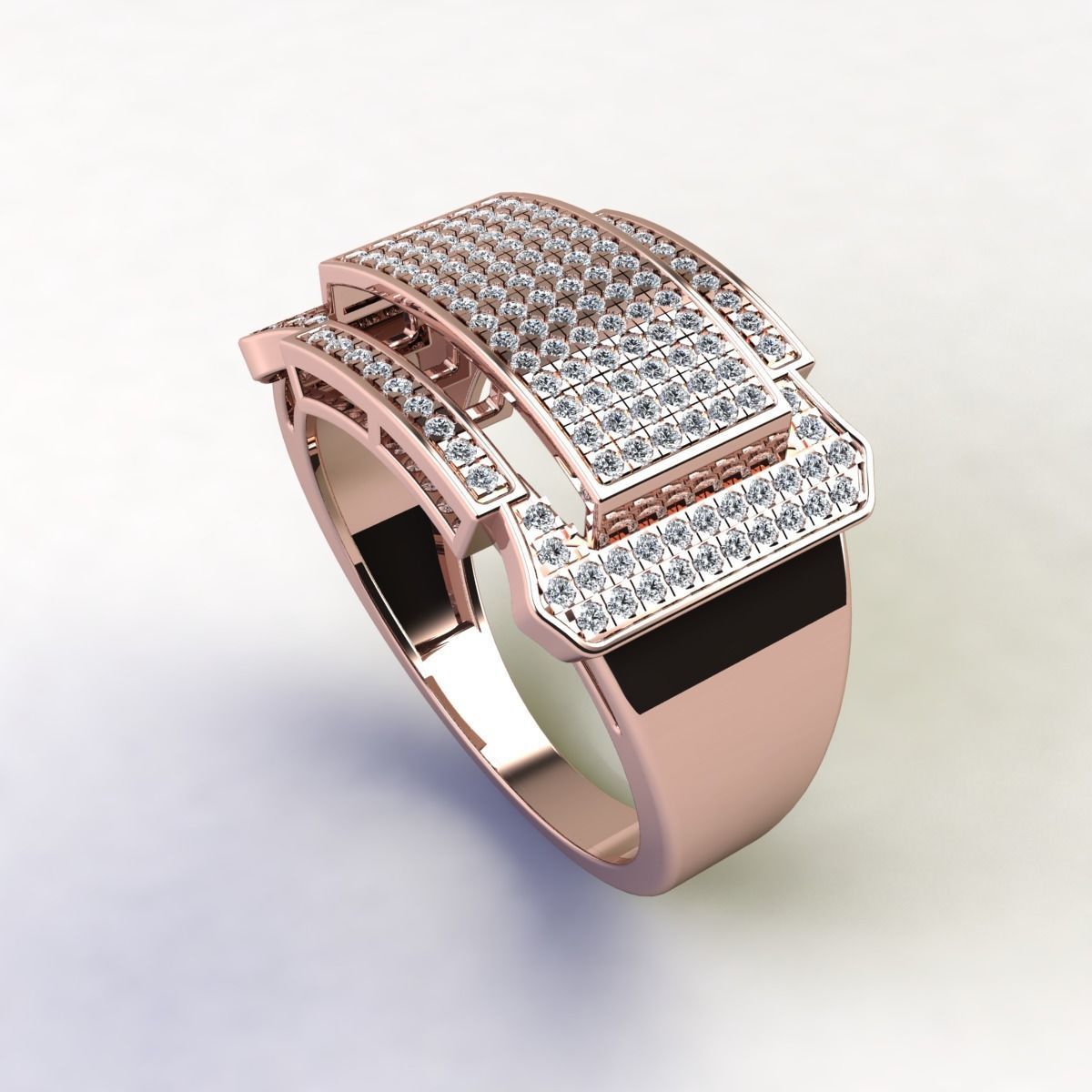 mens Ring  3D print model_11