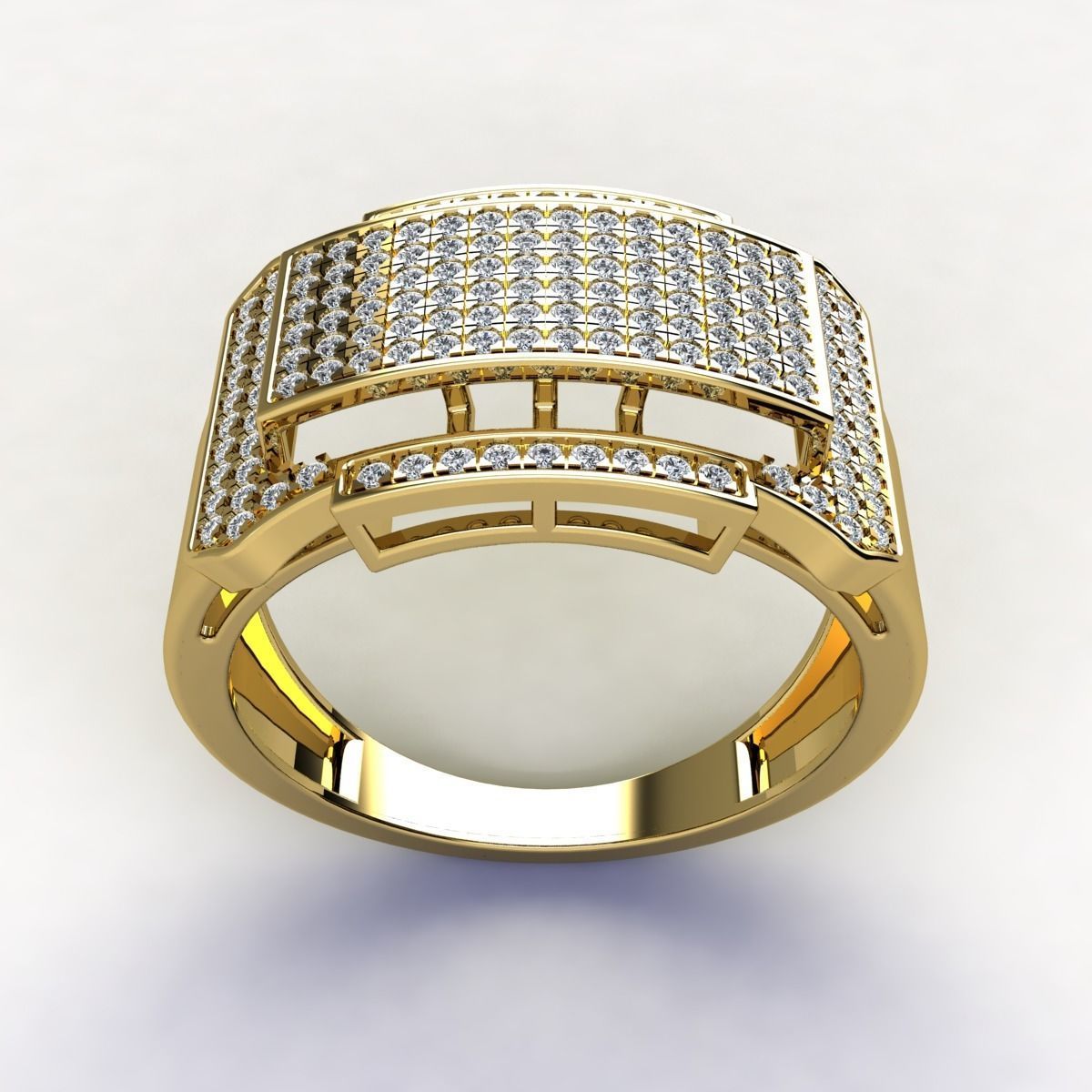 mens Ring  3D print model_4