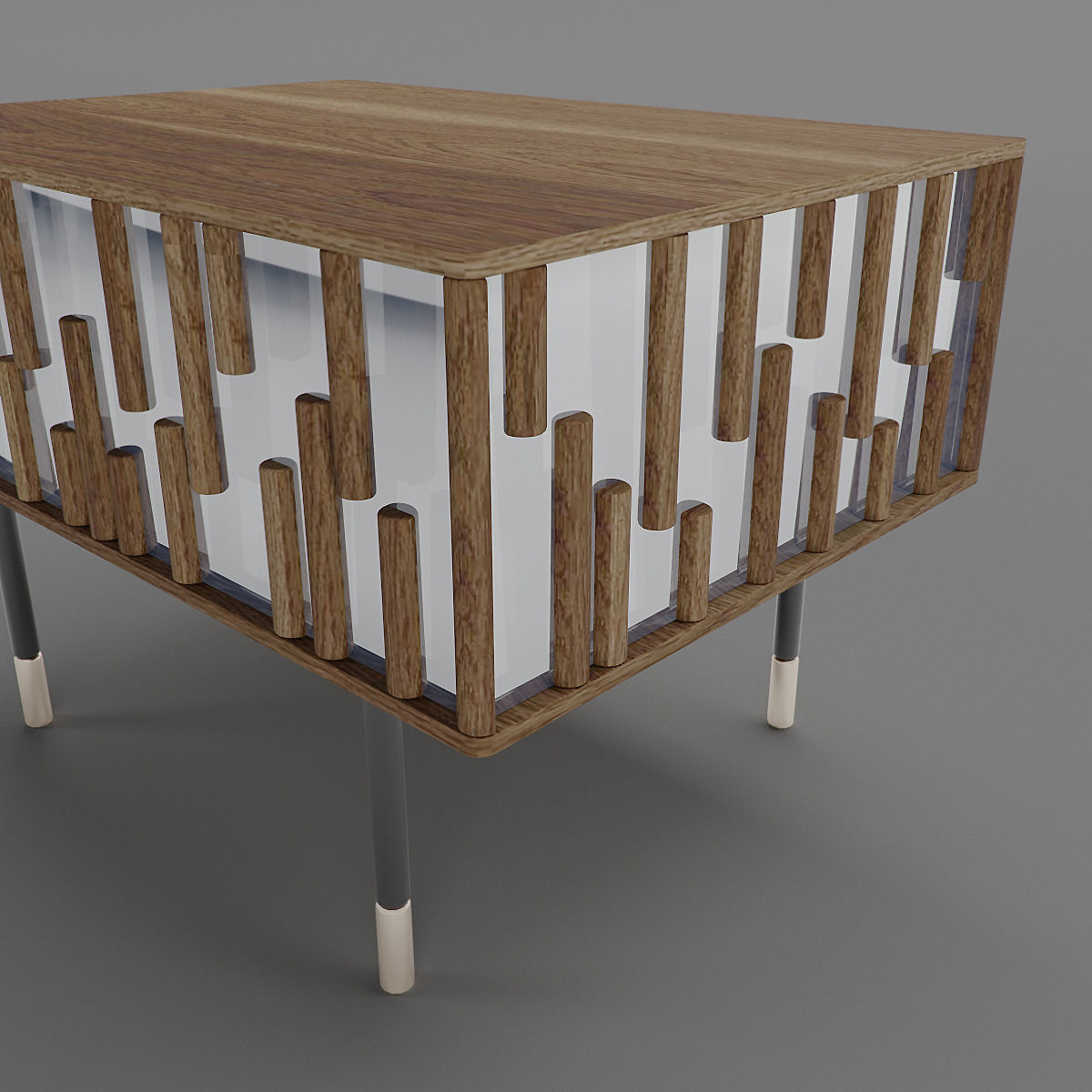 Drops Night Bedside Drawer   3D model_5