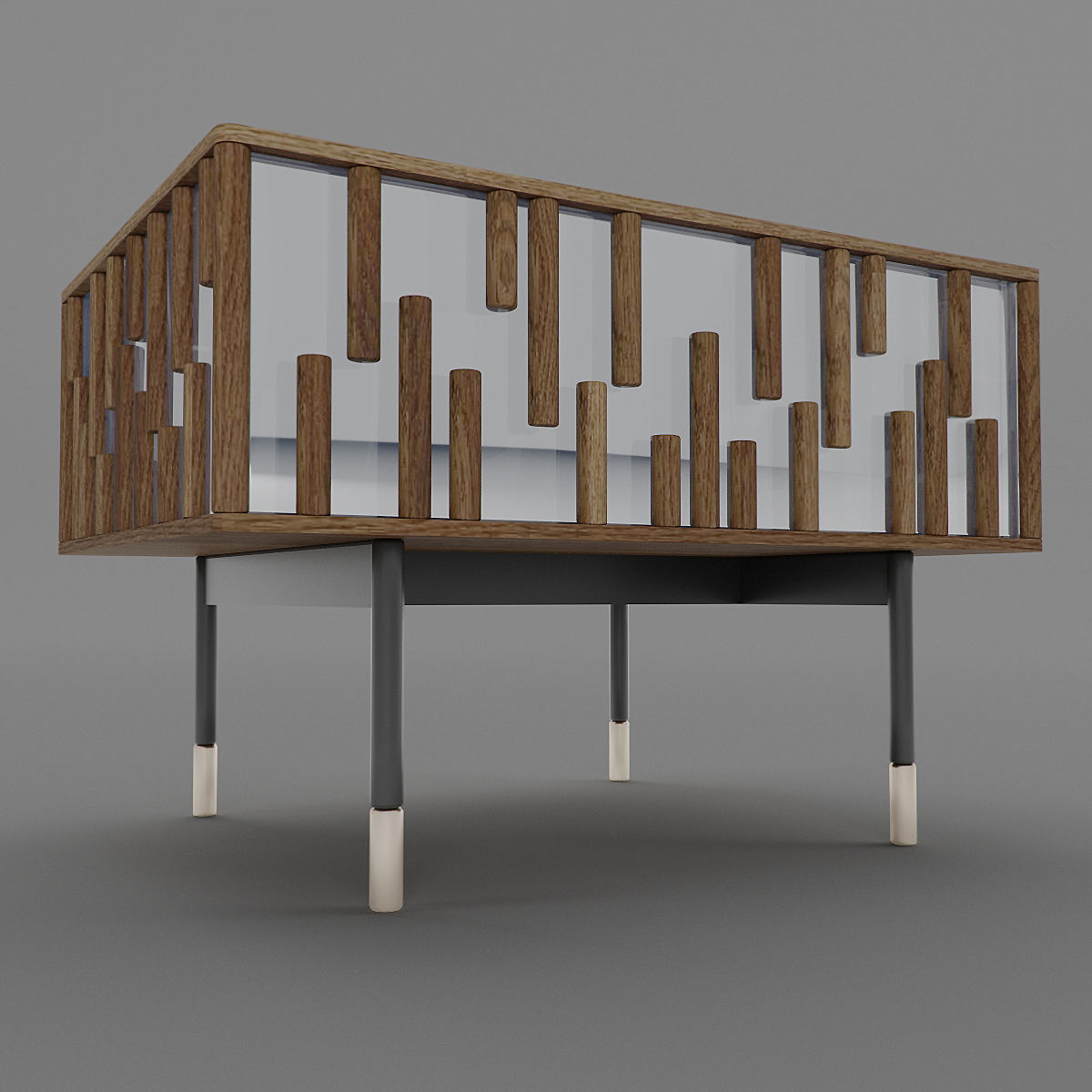 Drops Night Bedside Drawer   3D model_8