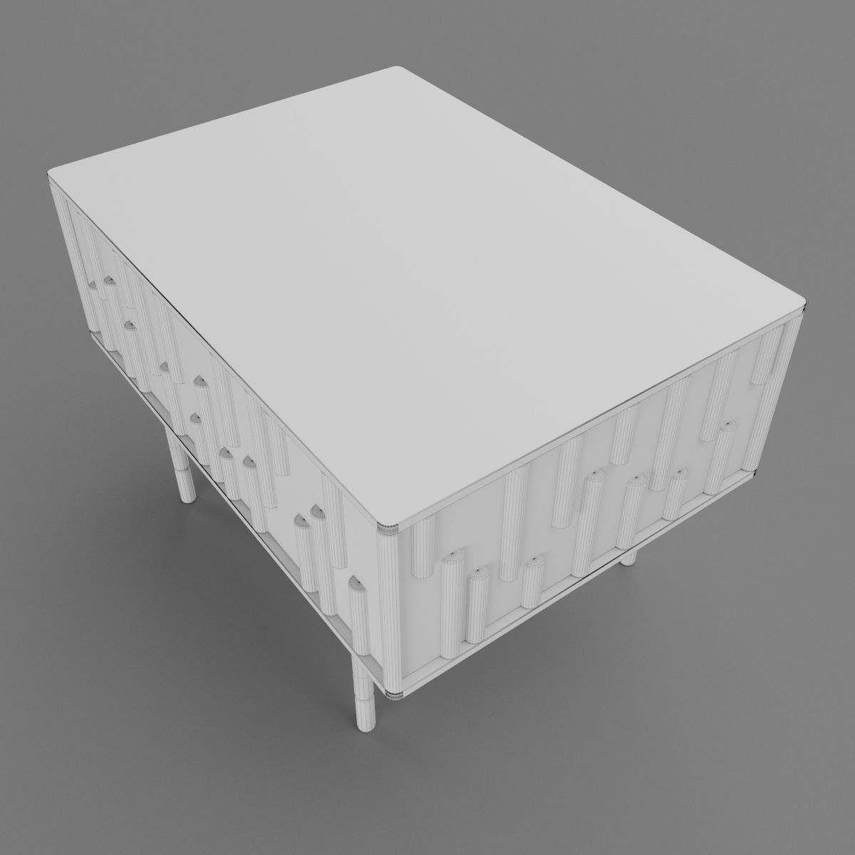 Drops Night Bedside Drawer   3D model_12