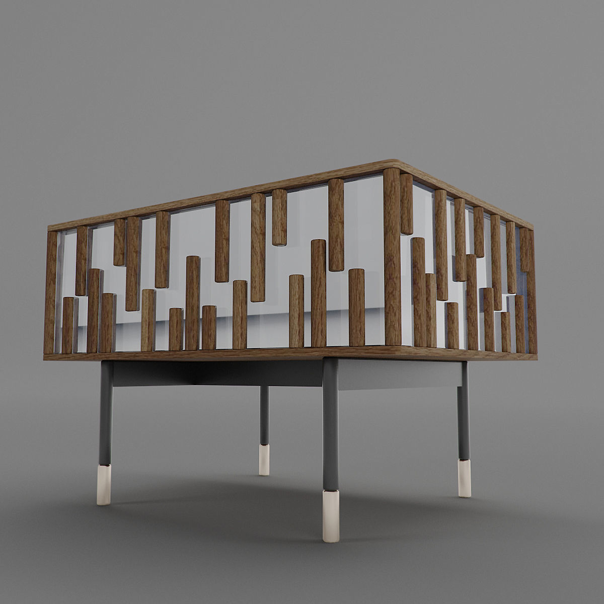Drops Night Bedside Drawer   3D model_3
