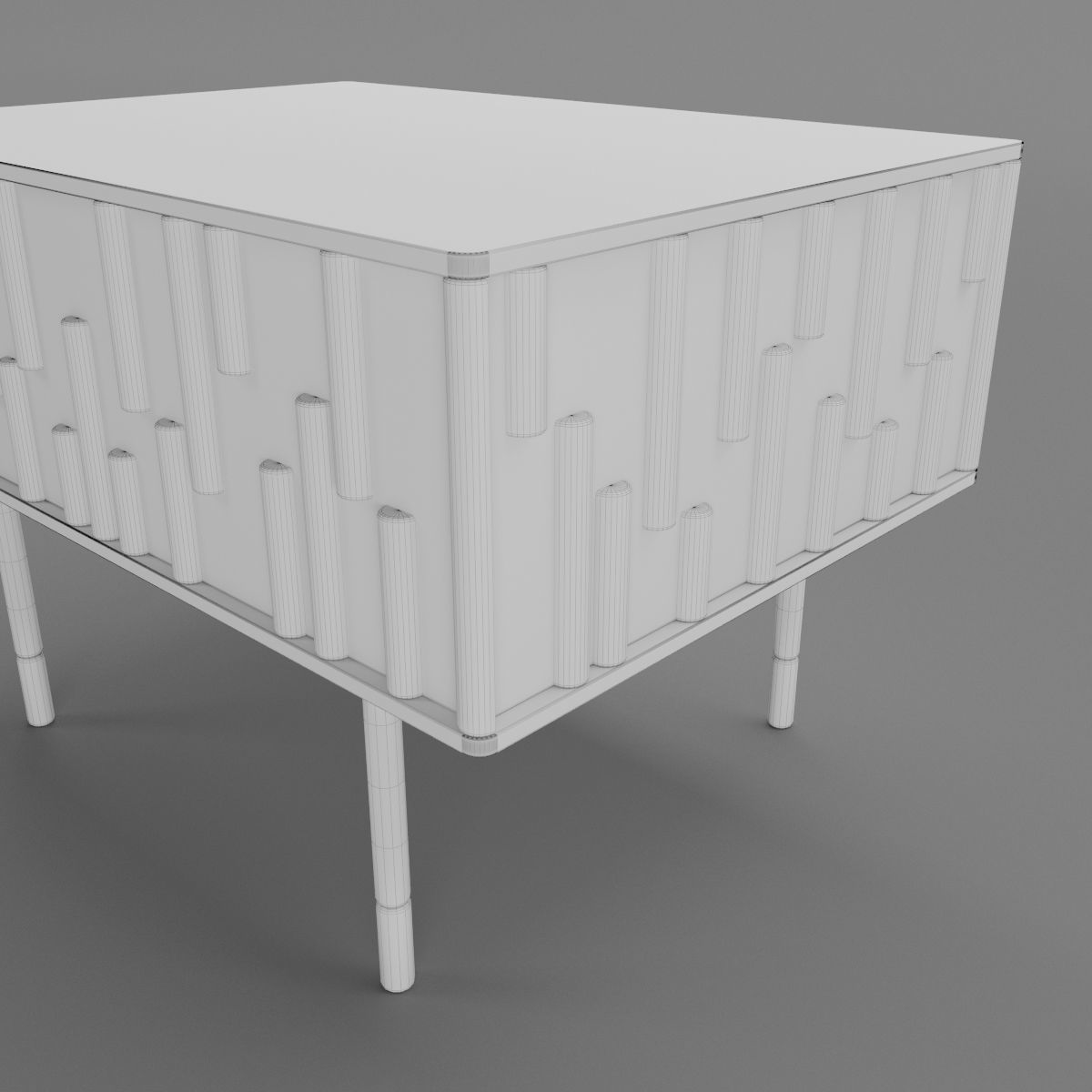 Drops Night Bedside Drawer   3D model_16