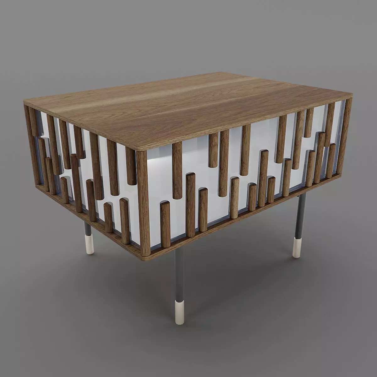 Drops Night Bedside Drawer   3D model_0