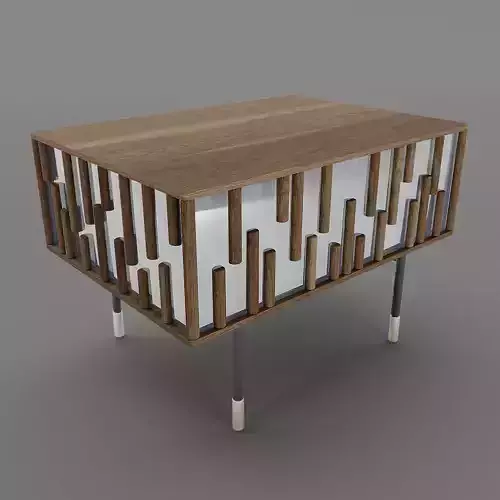 Drops Night Bedside Drawer   3D model