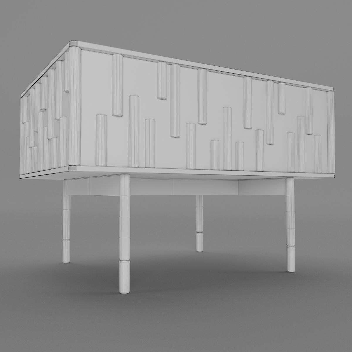 Drops Night Bedside Drawer   3D model_19