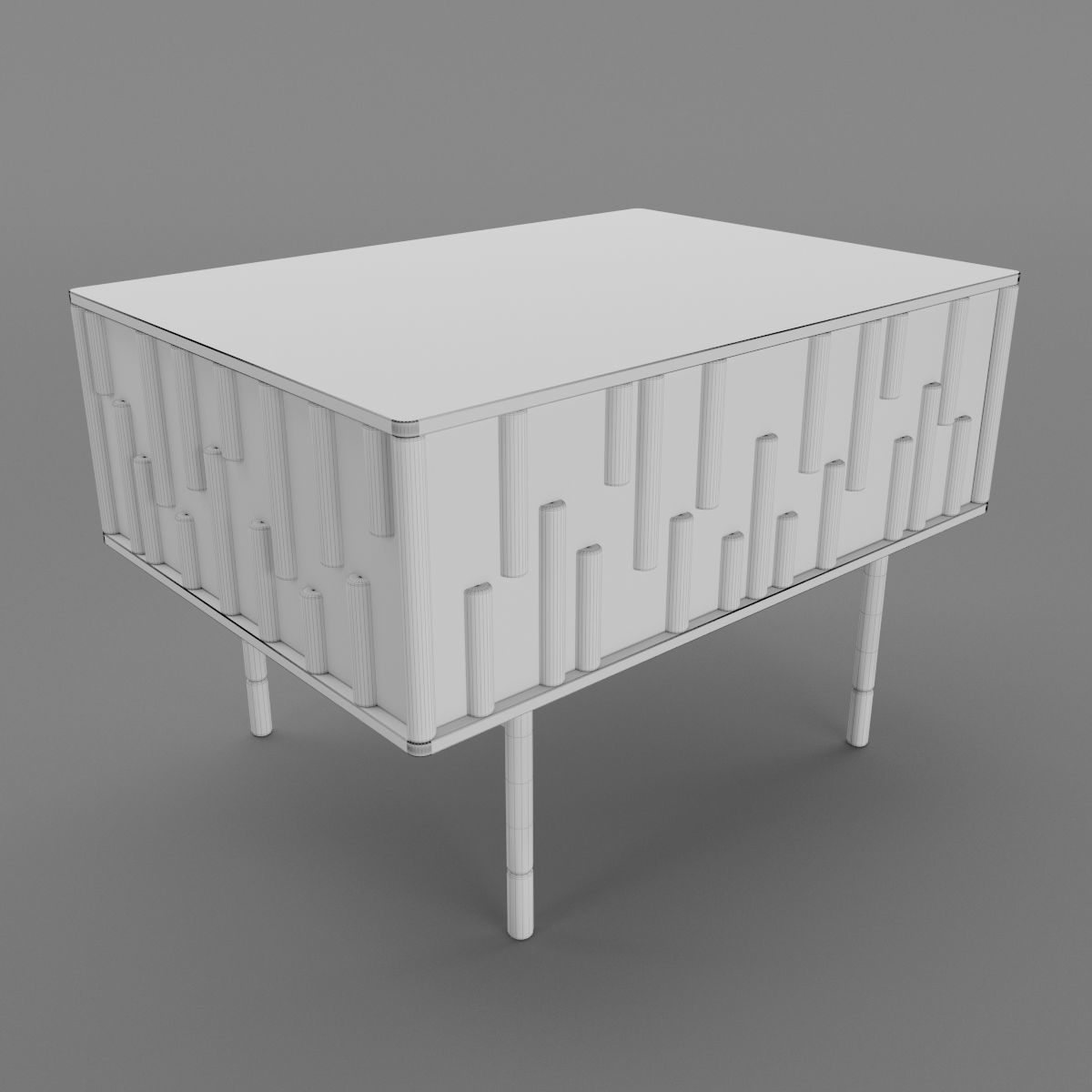 Drops Night Bedside Drawer   3D model_10