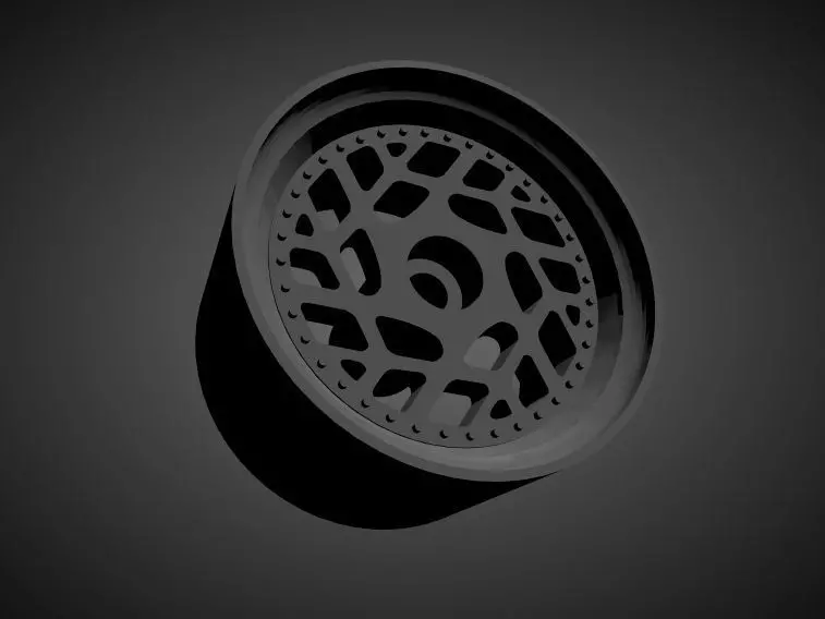 Felgen FF01 rims with Brakes and tires for Hot Wheels 3D print model_0