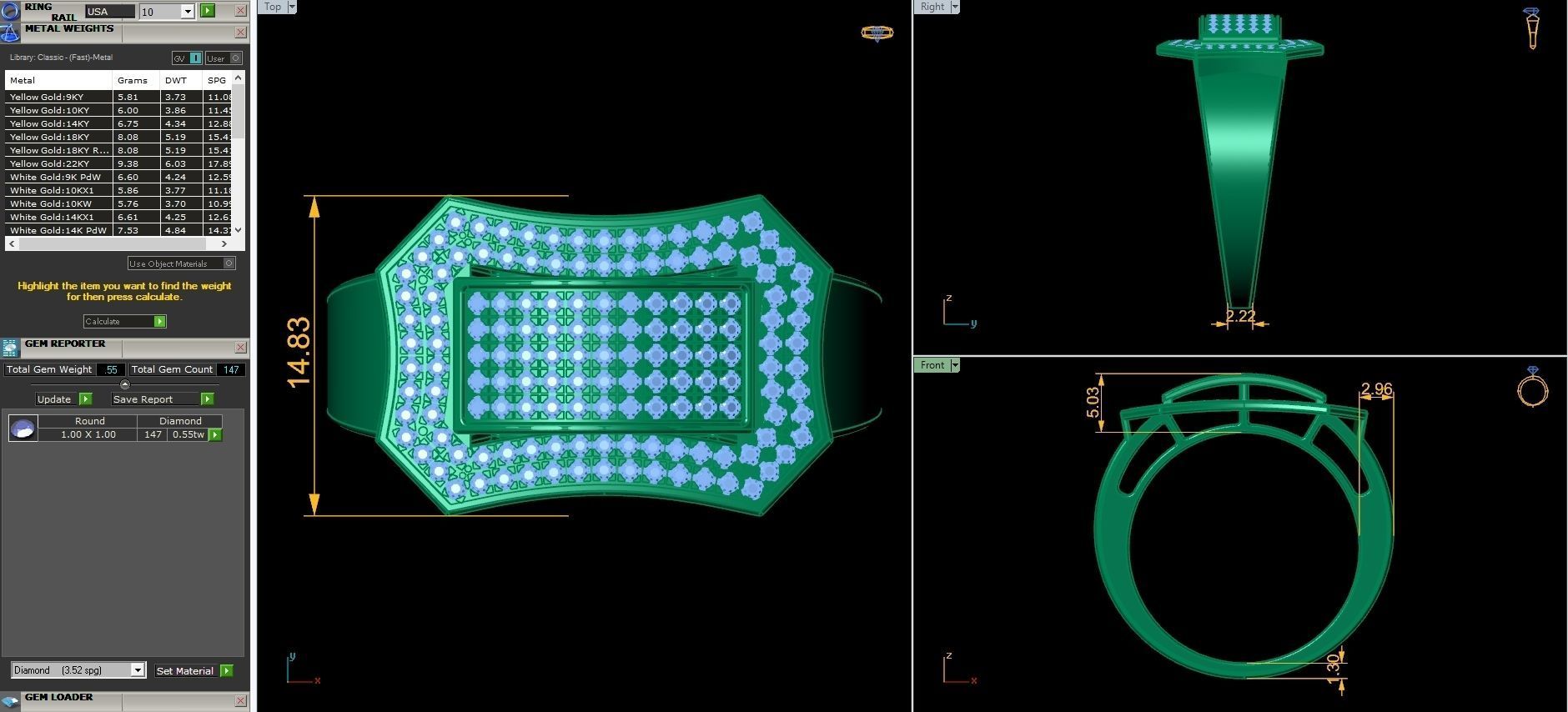 Mend Ring STL 3D print model_3