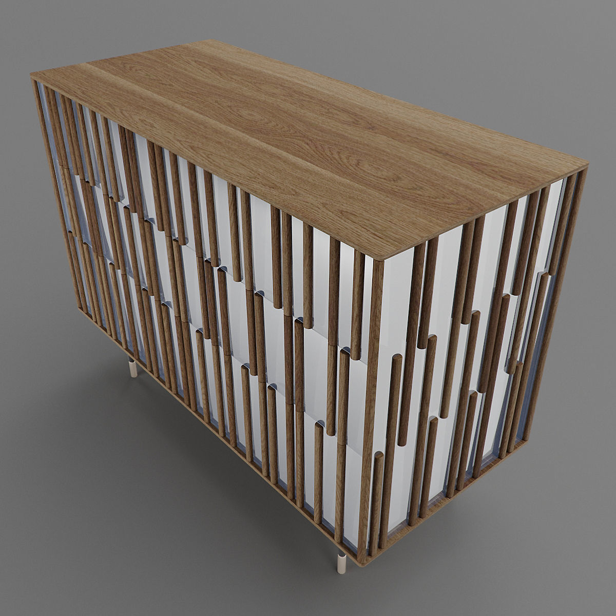 Drops Night Chest of Drawers   3D model_3