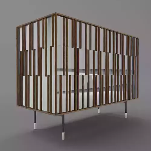 Drops Night Chest of Drawers   3D model
