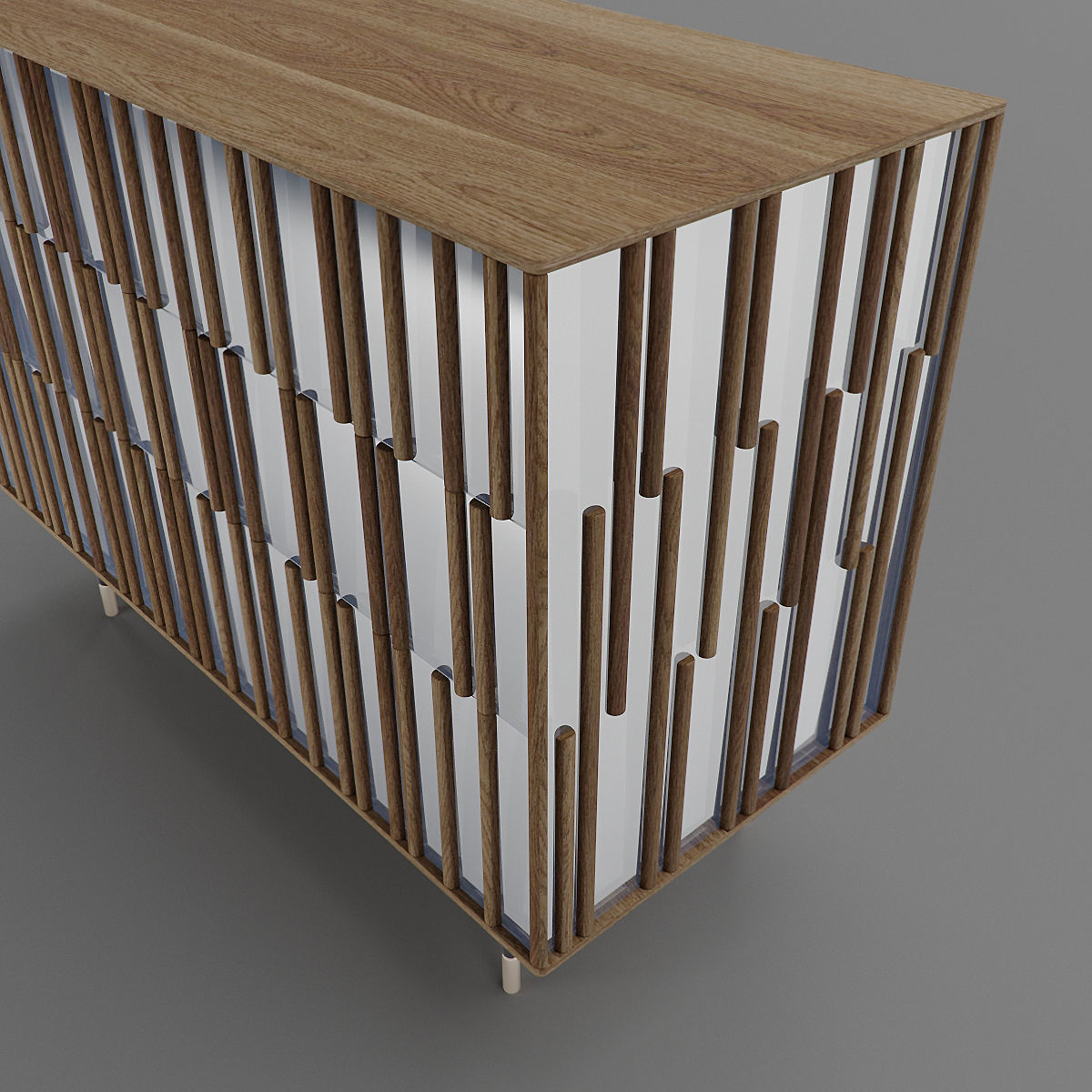 Drops Night Chest of Drawers   3D model_5