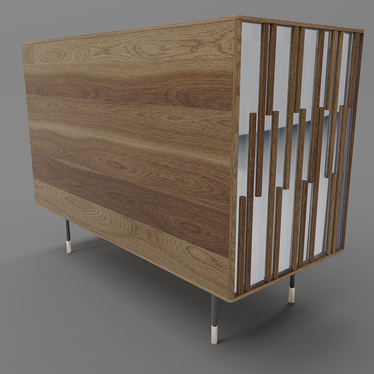 Drops Night Chest of Drawers   3D model_7