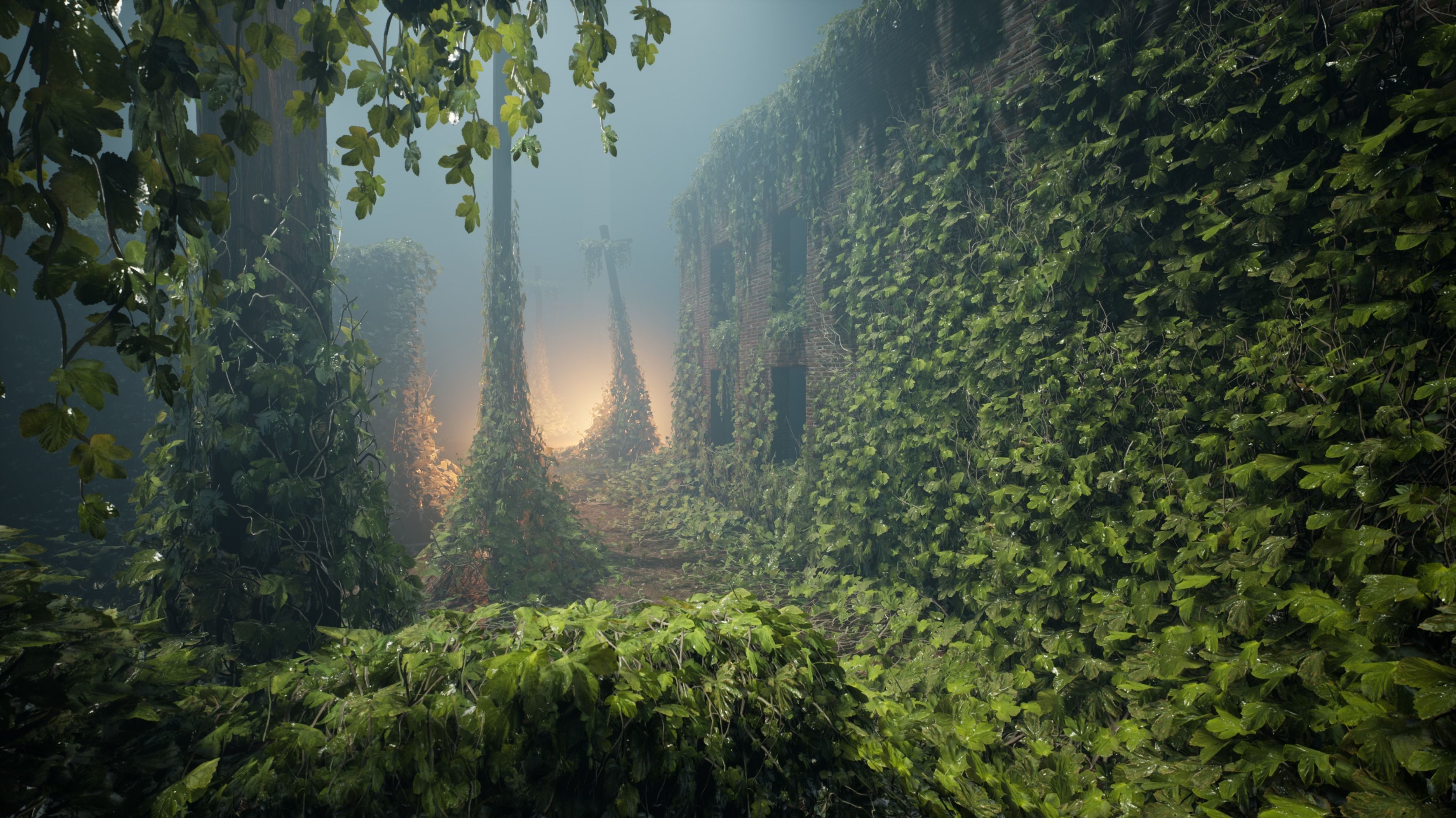 Ivy Set for Games Low-poly 3D model_5