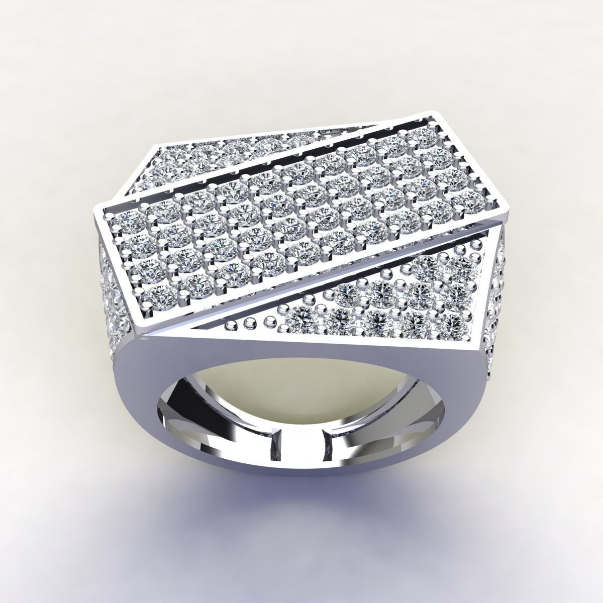 Top Mens Ring  3D print model_6