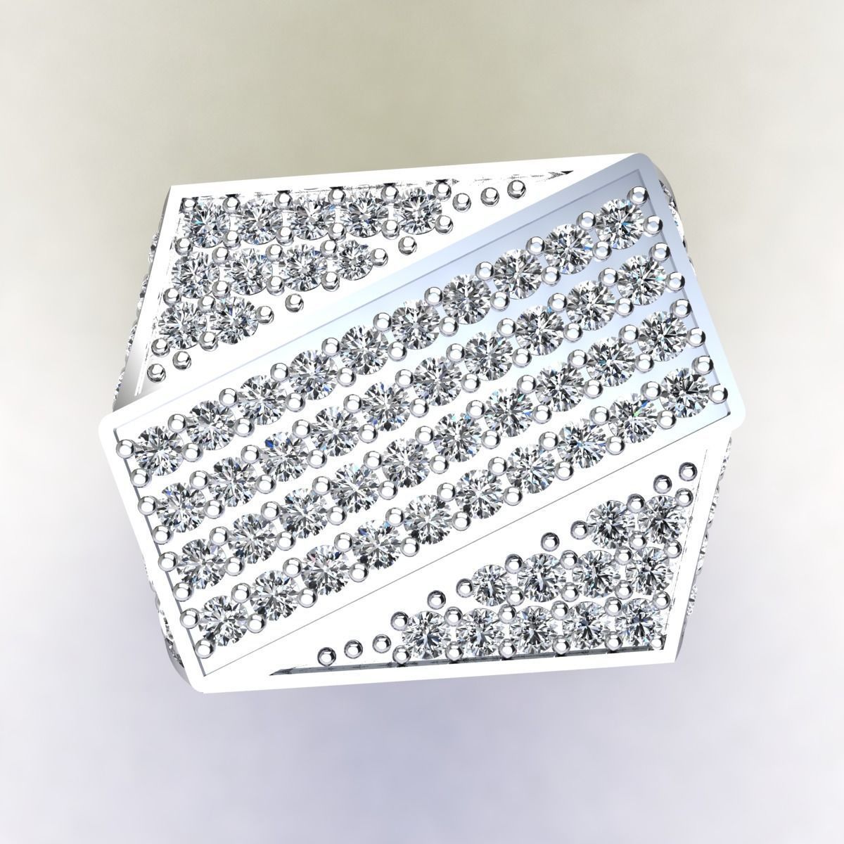 Top Mens Ring  3D print model_9