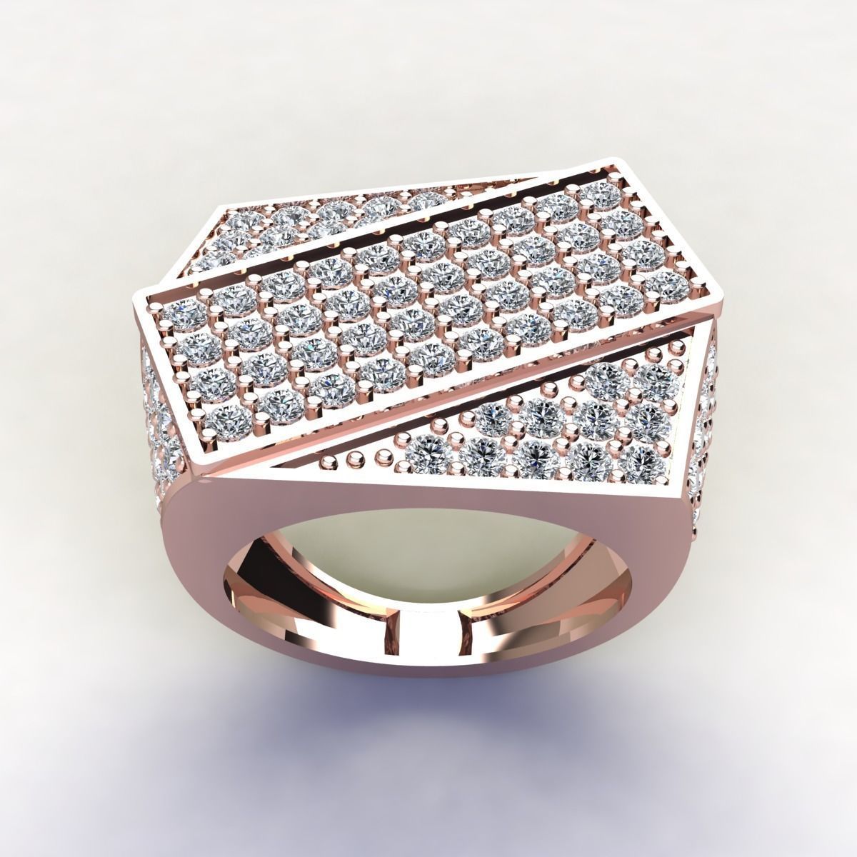 Top Mens Ring  3D print model_5