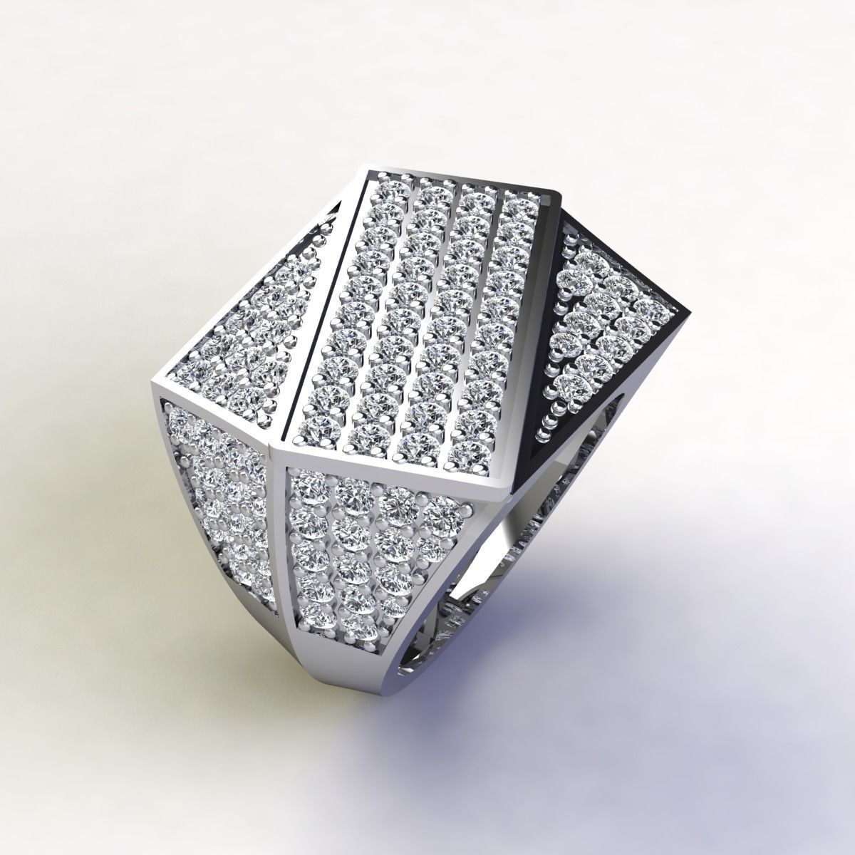 Top Mens Ring  3D print model_2