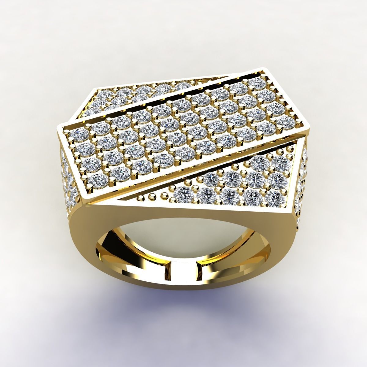 Top Mens Ring  3D print model_4