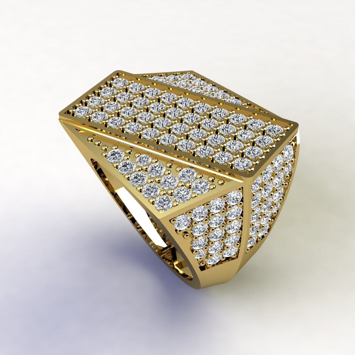 Top Mens Ring  3D print model_10