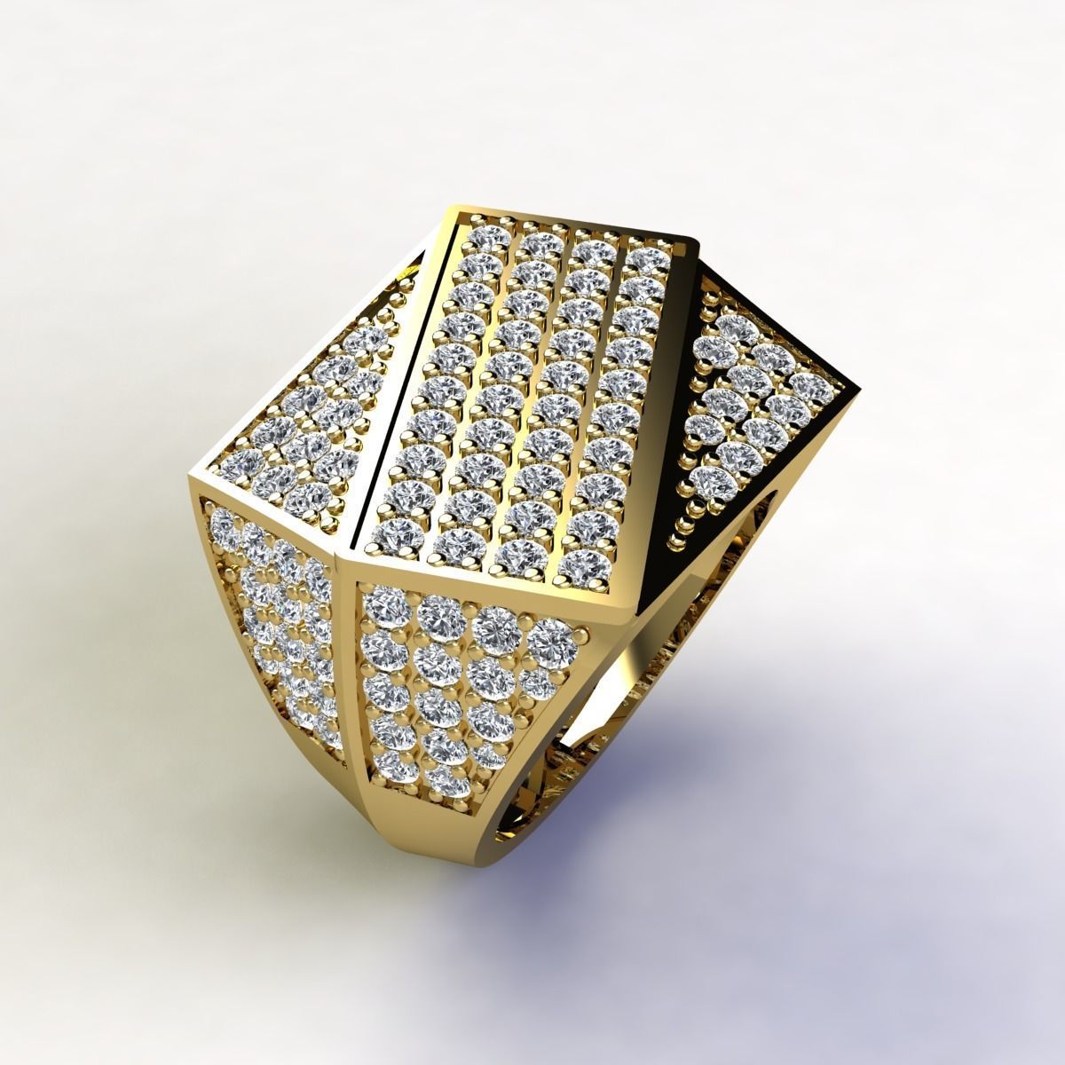 Top Mens Ring  3D print model_1