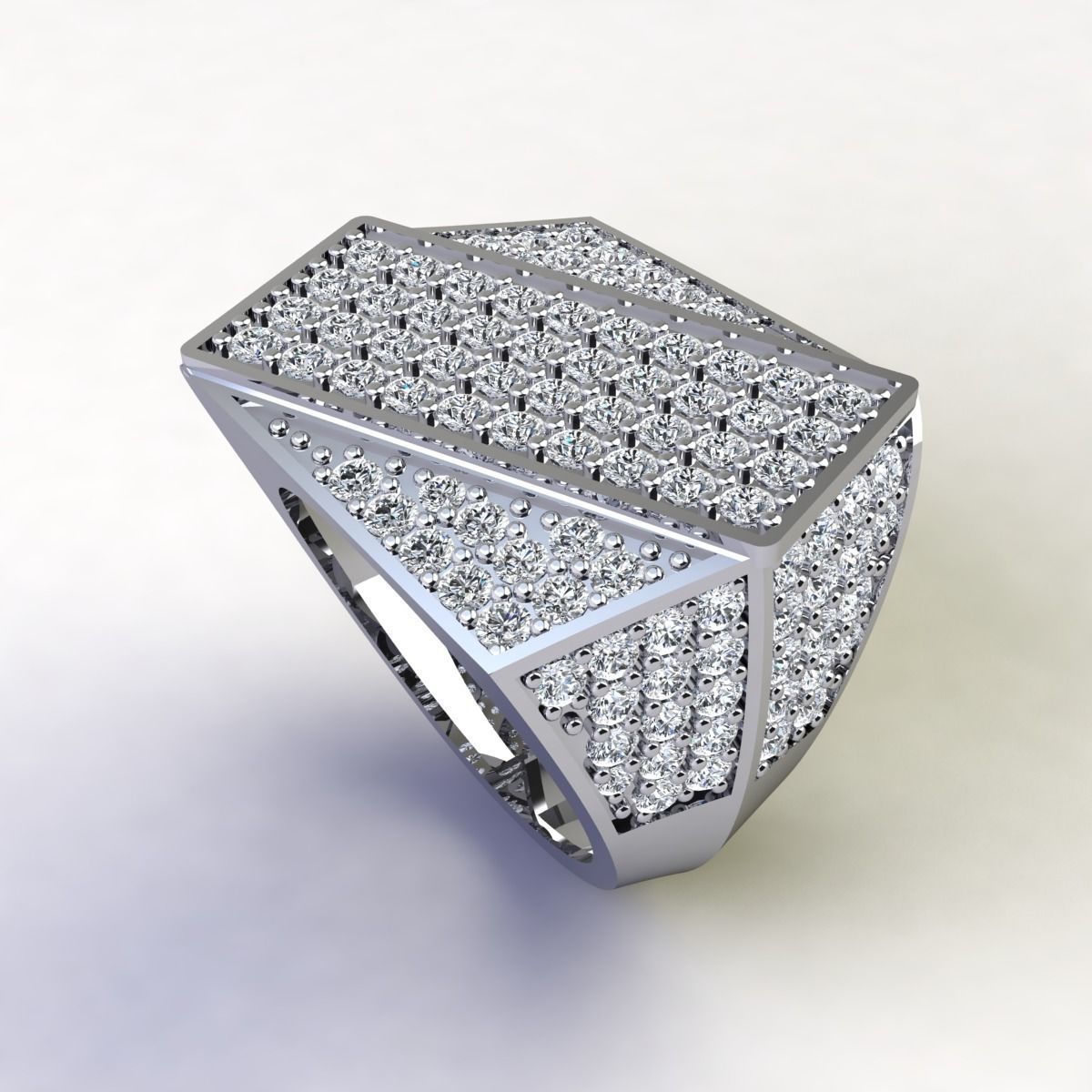 Top Mens Ring  3D print model_12