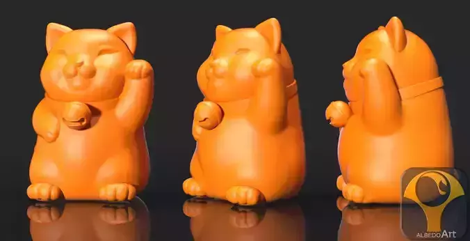 MANEKI NEKO 3D print model MANEKI NEKO 3D print model