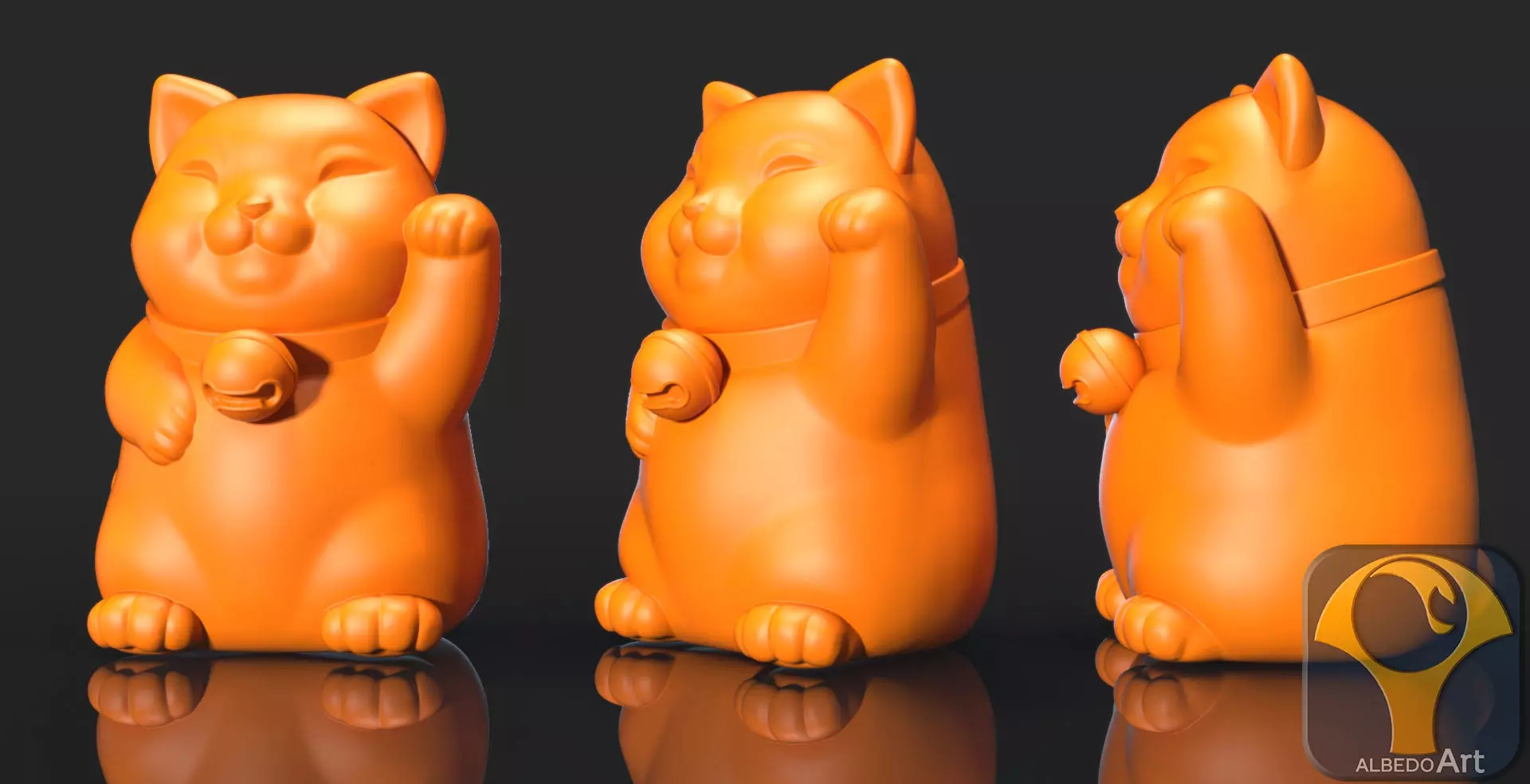 MANEKI NEKO 3D print model_0