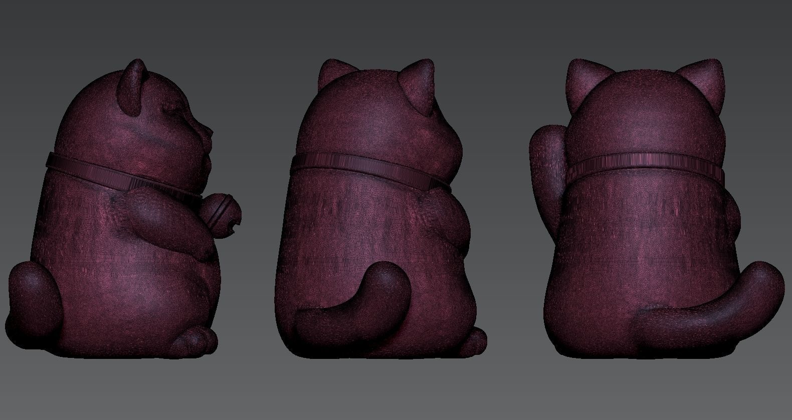 MANEKI NEKO 3D print model_7