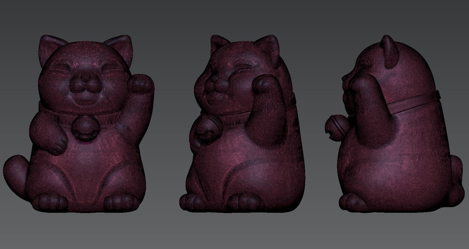 MANEKI NEKO 3D print model_6