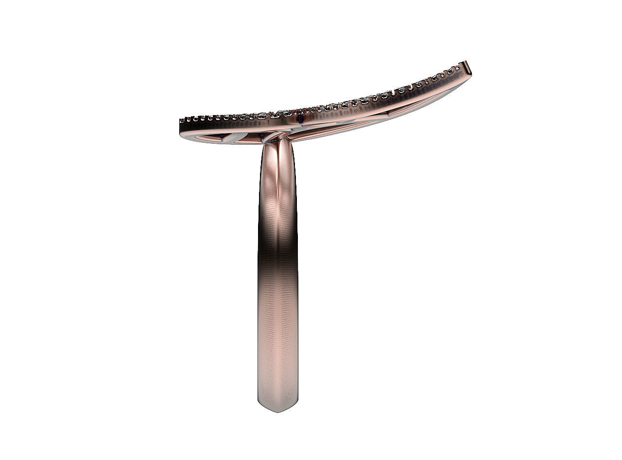 Ring Two Wings 3D print model_5