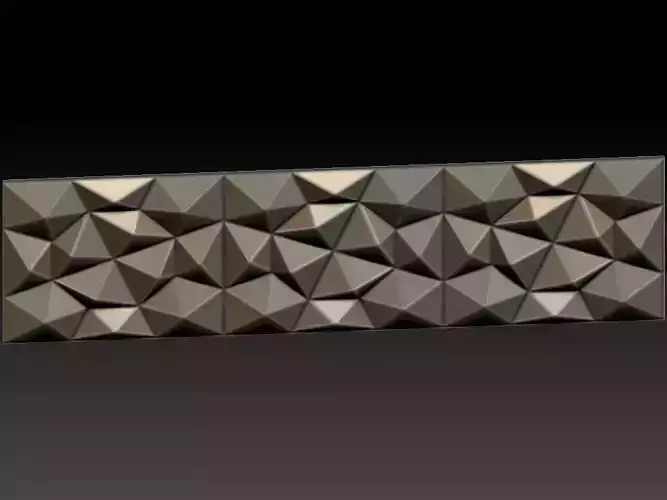 3D WALLPANEL triangular tile