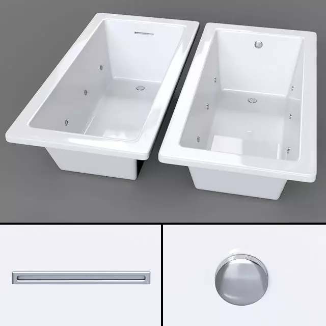 Bathtub - by HydroSystem - Lacey 3D model